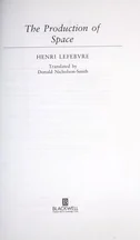The Production of Space kitap kapağı